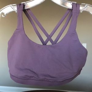 Lululemon Energy Bra Size 8 Purple Fog